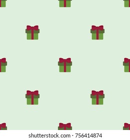 gift giftbox present with bow colorful xmas christmas pattern