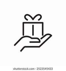 gift give icon sign vector