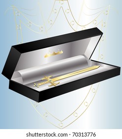 gift golden sword