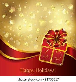 Gift greeting card.