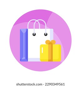 Gift hamper icon represent a decorative basket or box filled with various items, usually given as a present for special occasions