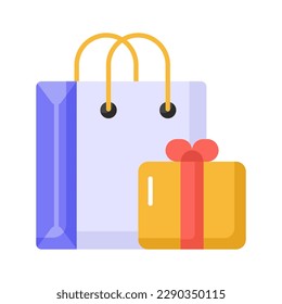 Gift hamper icon represent a decorative basket or box filled with various items, usually given as a present for special occasions
