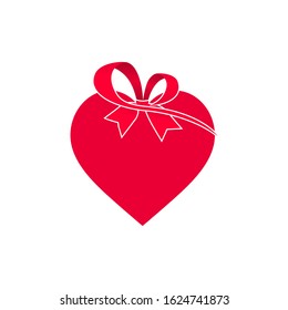 gift heart design vector illustration
