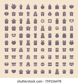 Gift and Holiday vector icons