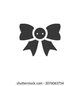 Gift Icon Black and White Vector Graphic