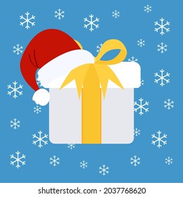 gift icon, box with surprise, vector illustration