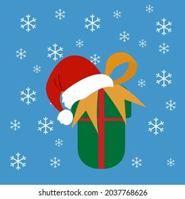 gift icon, box with surprise, vector illustration