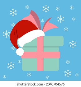gift icon, box with surprise, vector illustration