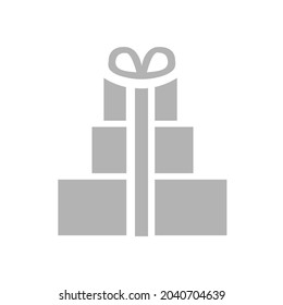 icono de regalo, caja con sorpresa, ilustración vectorial