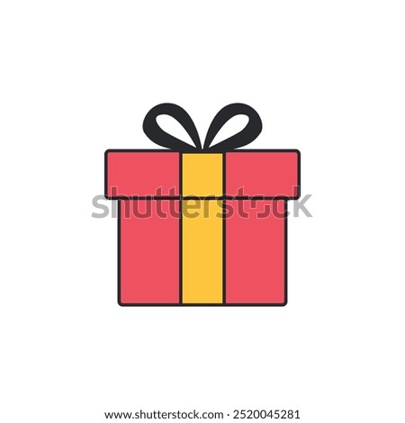 Gift icon. Gift box symbol template for graphic and web design collection logo vector illustration
