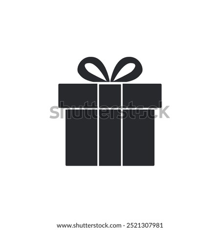 Gift icon. Gift box symbol template for graphic and web design collection logo vector illustration