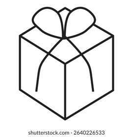 Gift icon. Gift box vector symbol. Vector illustration. 