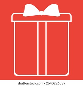 Gift icon. Gift box vector symbol. Vector illustration. 