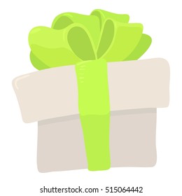 Gift icon. Cartoon illustration of gift vector icon for web