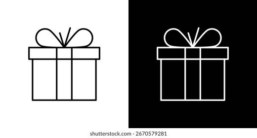 Icono de regalo colección. Diseño web, App.