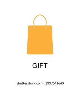 Gift icon. Gift concept symbol design. Stock - Vector illustration can be used for web