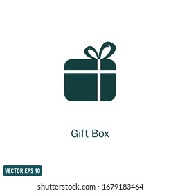 gift icon design element logo template vector eps 10