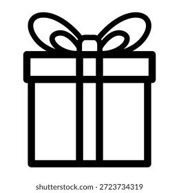 Ilustración de Plantilla de diseño de íconos de regalo