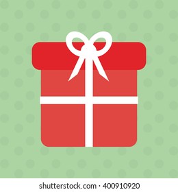gift icon design, vector illustration