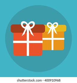 gift icon design, vector illustration