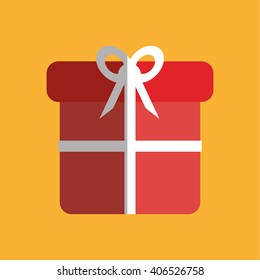 gift icon design, vector illustration