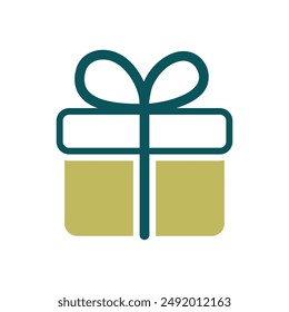 Icono de regalo. Signo de comercio electrónico. Símbolo gráfico para el diseño de su Sitio web, logotipo, App, UI. Ilustración vectorial, EPS10.