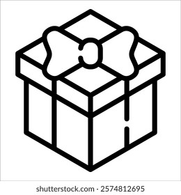 Gift Icon Element For Design