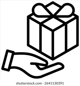 Gift Icon Element for Design