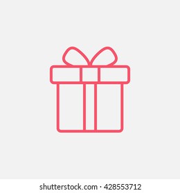  Gift Icon Flat