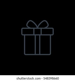  Gift icon flat.