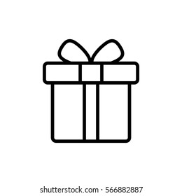  Gift icon flat.