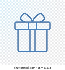  Gift icon flat.