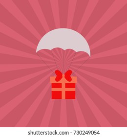 Gift icon flat