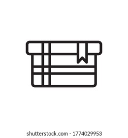 Gift Icon Flat Design Vector Template Illustration
