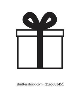 gift icon, gift flat icon illustration, gift and surprise icon, suitable for web design, logo, application