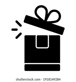 Gift icon glyph style, you can use for commercial