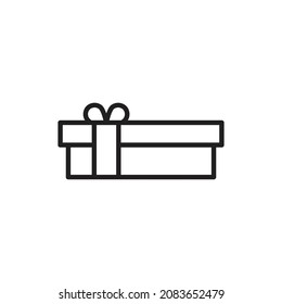 gift icon. high quality icons suitable for graphic assets for valentine and christmas, internet, web design, apps, drawing and coloring books, print media, etc. EPS 10 vector line icon