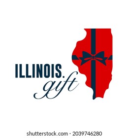 Gift icon Illinois vector logo download