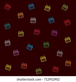 gift, icon, illustration, eps10