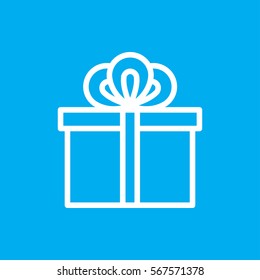 gift icon illustration isolated vector sign symbol