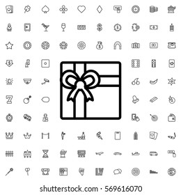 gift icon illustration isolated vector sign symbol