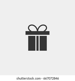 Gift icon illustration isolated vector sign symbol