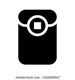 Gift icon isolated on white background