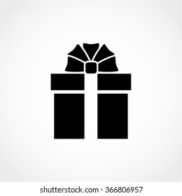 Gift Icon Isolated on White Background