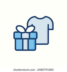 Geschenk-Ikone, isolierte Ramadan-Thema-Ikone Illustration