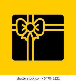 gift icon. isolated sign