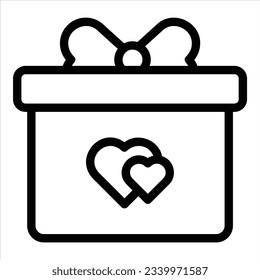 Geschenksymbol einzeln auf Vektorgrafik und transparentem Hintergrund