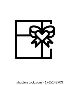 gift icon line art design