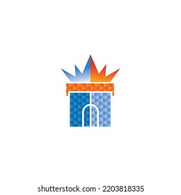 gift icon logo design illustration vector