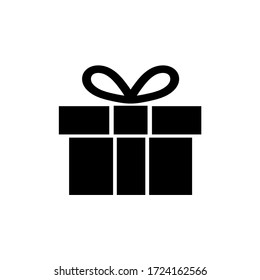 Gift icon, logo isolated on white background